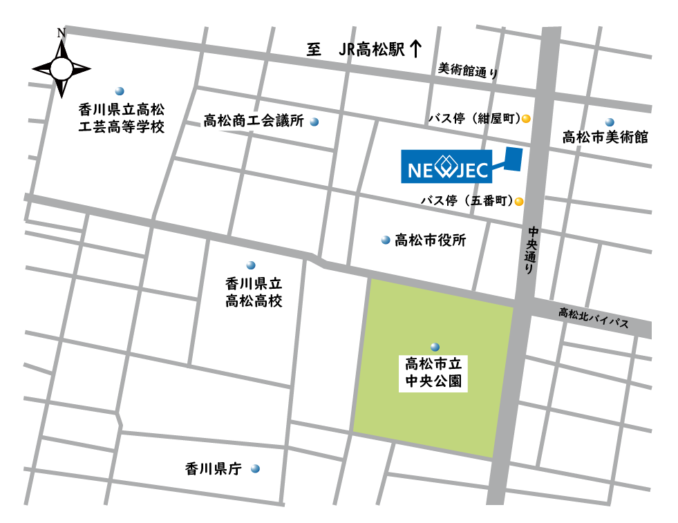 四国支店 地図