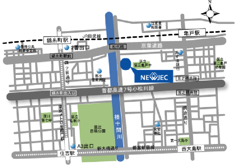 東京本社 地図