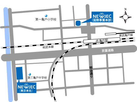 東京本社別館（国際事業本部） 地図