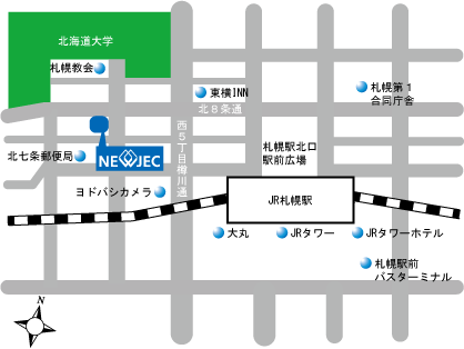 北海道支店 地図
