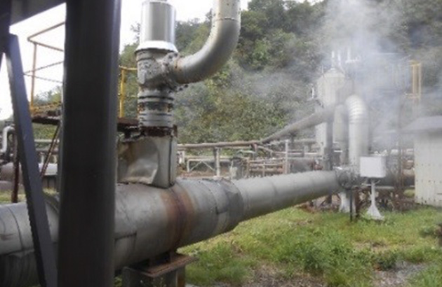 Measure geothermal plant in Iwate, Japan