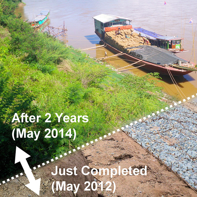 Riverbank Protection Works in Lao PDR