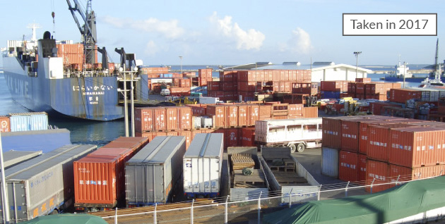 A crowded wharf